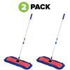 Alpine Industries 24 Microfiber Floor Dust/Dry Mop Set, PK2 ALP435-24-2pk